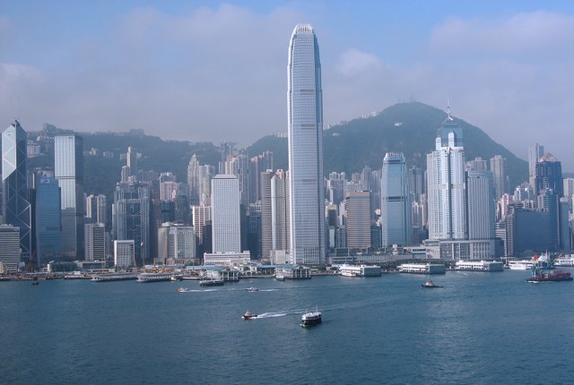The Victoria Harbour of Hong Kong
