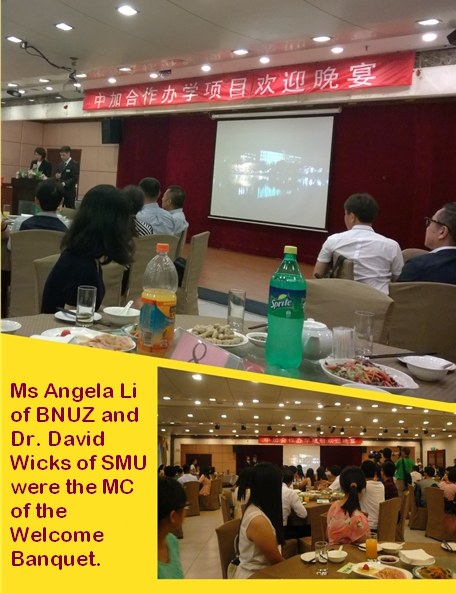 Ms Angela Li and Dr. David Wicks as the MC