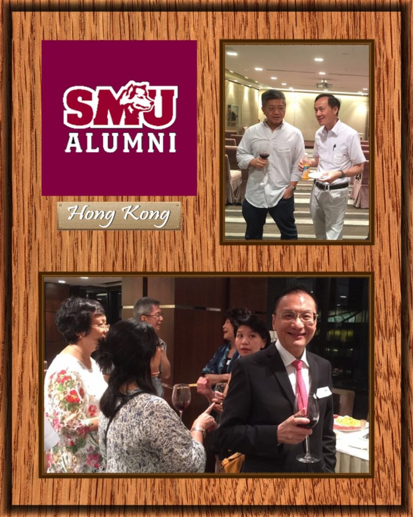 Eric Mok (top left), Sammy Ho (top right), Alice Shek (bottom leftmost) and William Lau (bottom rightmost) are some of the active participants in the alumni gatherings. 