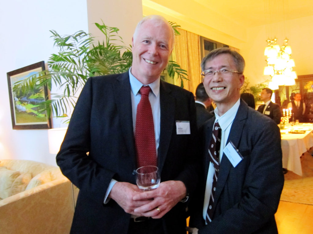 David Baird of Canadian International School of Hong Kong was also present at the reception.