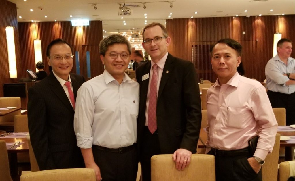 From left: William Lau, Eric Mok, Rob and Harold Ho.